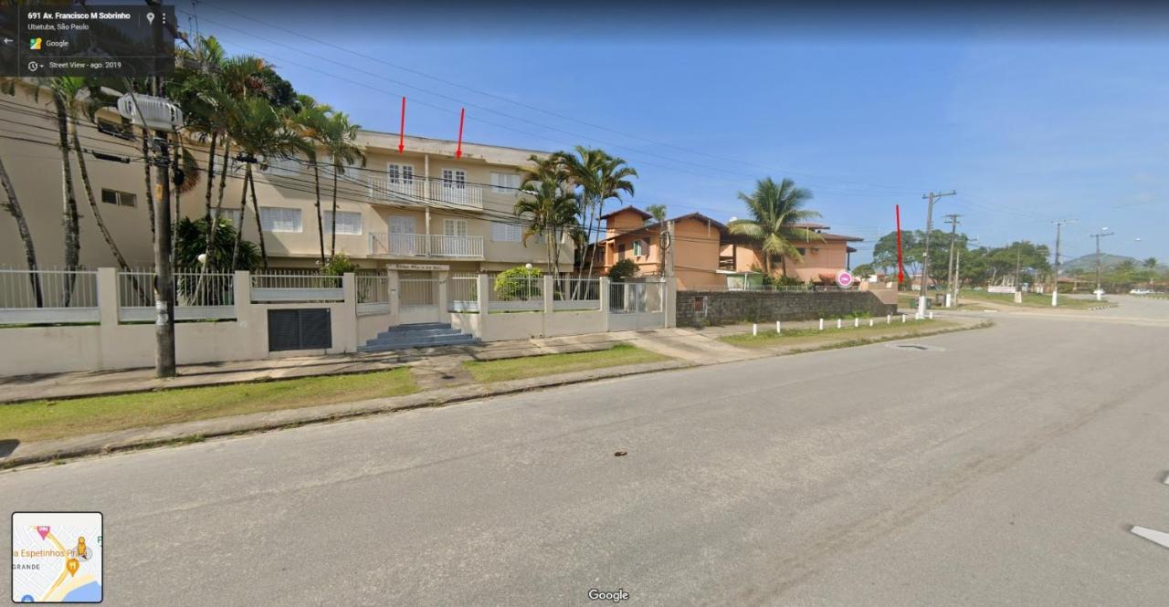 Apartamento Praia Grande Tenorio Pe Na Areia C/ Ar Ubatuba Exteriör bild