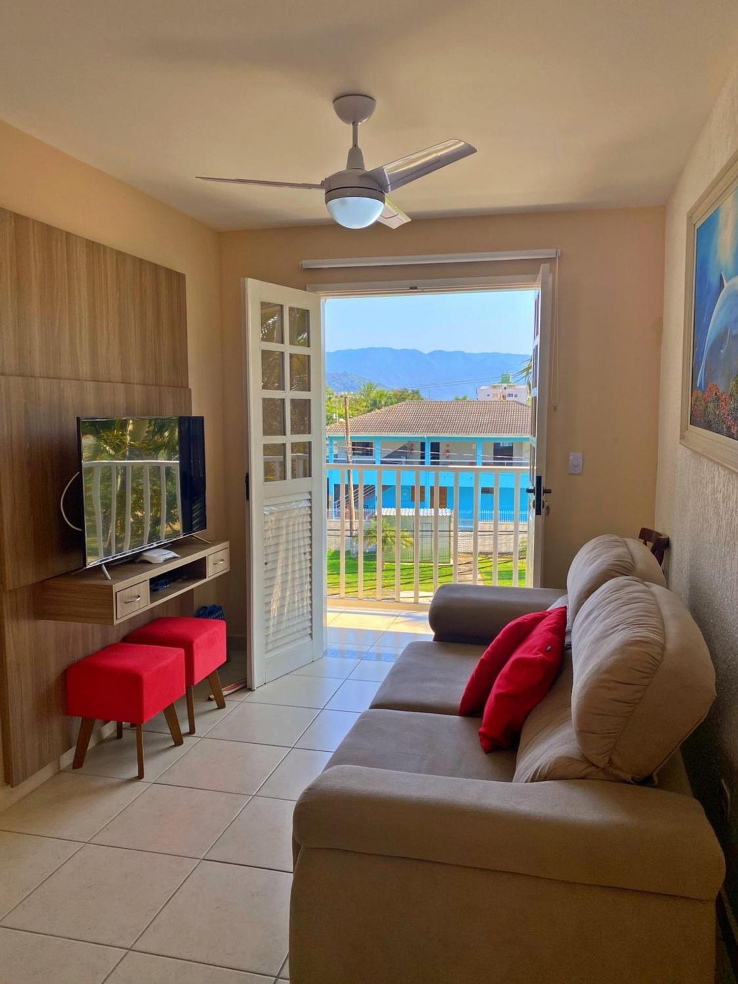Apartamento Praia Grande Tenorio Pe Na Areia C/ Ar Ubatuba Exteriör bild